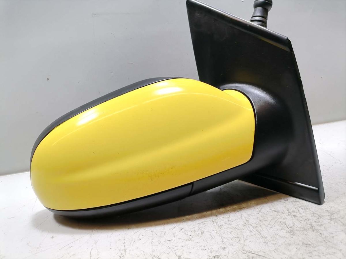 VW Fox original Au&szlig;enspiegel rechts LY1C Sonnengelb manuell verstellbar Bj.2006